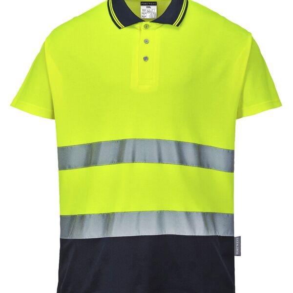 Two-tone cotton Comfort polo (S174) Thumbnail