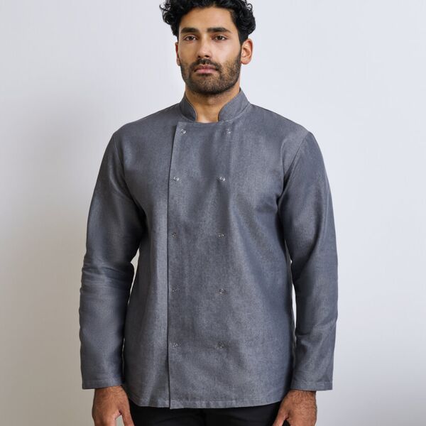 Denim chef's jacket Thumbnail