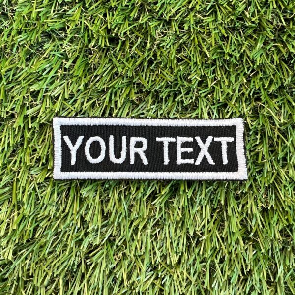 Custom 80 x 20 Patch with Iron on backing Thumbnail