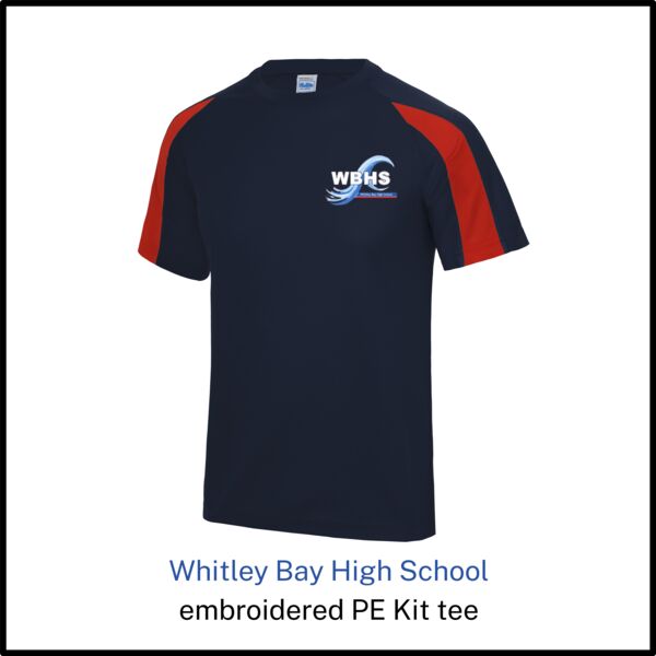 Whitley Bay High School Childs PE Kit Tee Thumbnail
