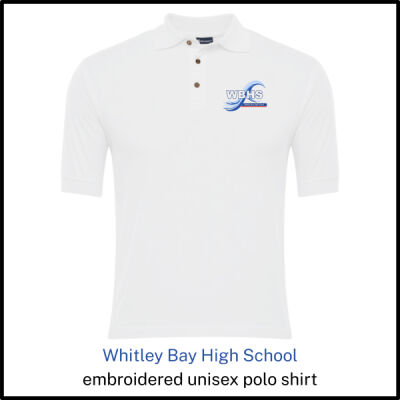 Whitley Bay High School Childs Unisex Polo Thumbnail